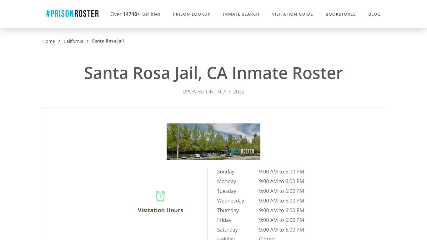 Santa Rosa Jail, CA Inmate Roster - Inmate Locator